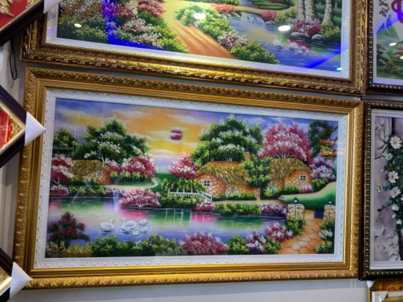 Tranh đá ngôi nhà hạnh phúc